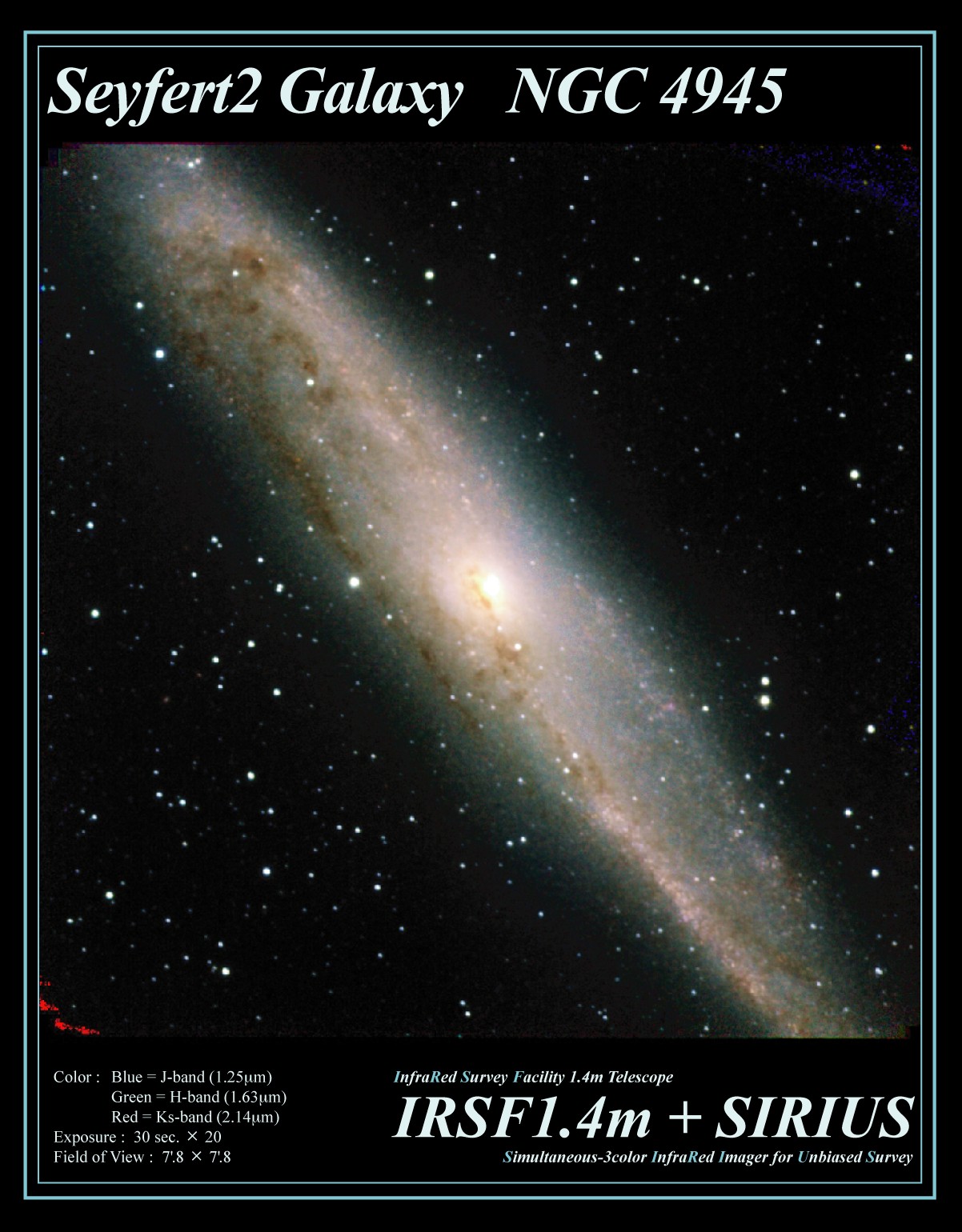 Seyfert Galaxy NGC4945
