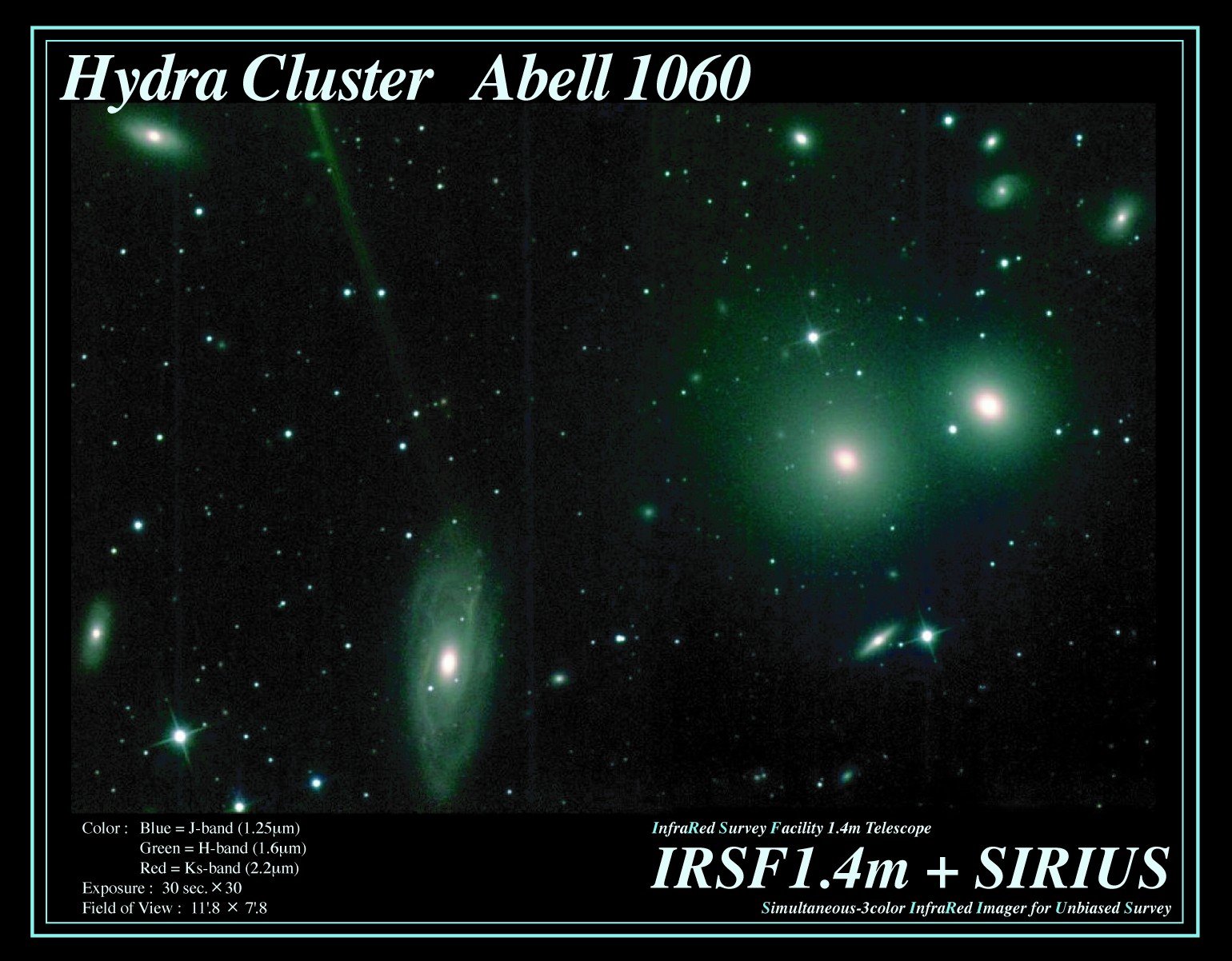 Hydra Cluster  Abell 1060