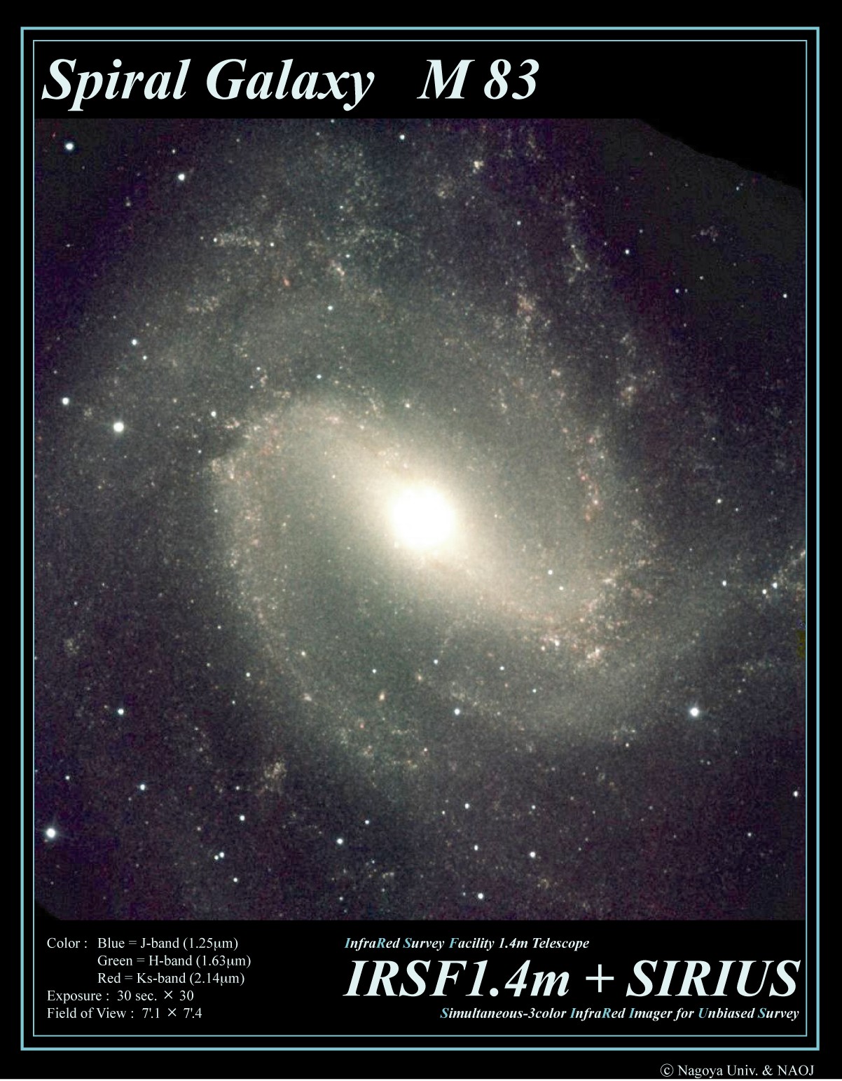 Spiral Galaxy   M83