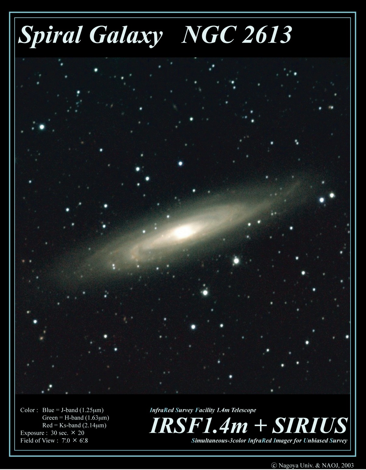 Spiral Galaxy   NGC2613