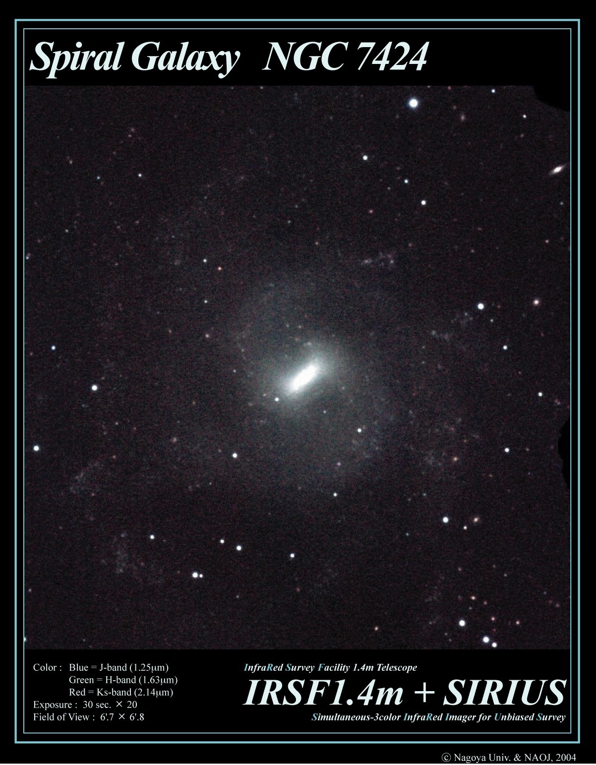 Spiral Galaxy   NGC 7424